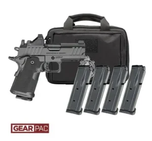 SPRINGFIELD ARMORY 1911 DS PRODIGY AOS 3.5" COMPACT U NOTCH W/ TRITIUM, VIRIDIAN RFX11,BAG,4MAGS