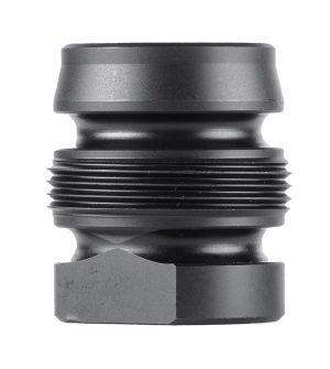 Dead Air DA143 Xeno Xero Black 4140 HT Alloy Steel 9/16x24 RH Threads 1.105" OAL 0.99" Diameter 9mm