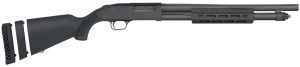 Mossberg 50799 590A1 12 Gauge Pump 3" 6+1 18.50" Black Parkerized Heavy Walled Barrel, M-LOK Forend, Black Parkerized Steel Drilled & Tapped Receiver, Fixed Black Synthetic Stock, Cylinder Bore Choke