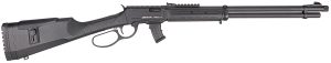 Derya Firearms TM22.LEVER.20 TM22 Lever 22 LR 10+1 20" Black Threaded Barrel, Black Anodized Picatinny Rail Receiver, Black AG w/Extensions Polymer Buttstock