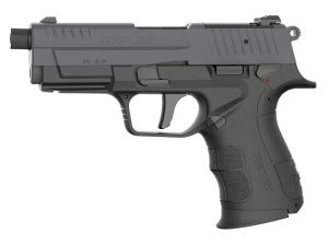 Retay USA RXP22BSG13TH RXP 22 LR 13+1 4" Threaded Barrel, Gray Cerakote Optic Ready/Serrated Slide, Black Cerakote Polymer Frame w/Accessory Rail, RMSc/RMR Footprint