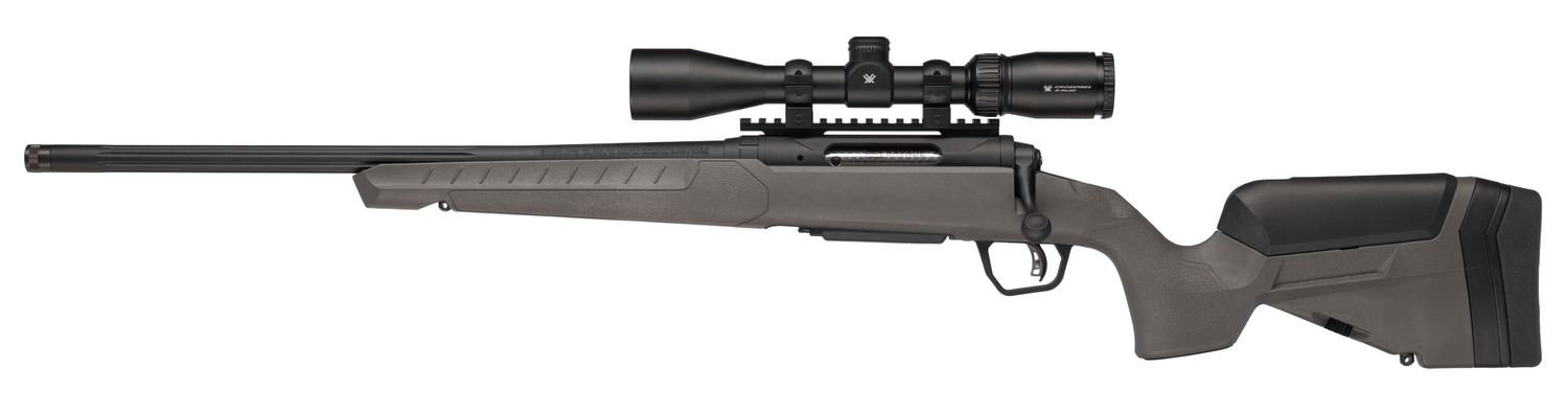 Savage Arms 32478 110 Trailblazer 5.56 NATO 4+1 20" Fluted Barrel, Flat Dark Gray Adj LOP Synthetic Stock, Left Hand