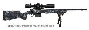 Horizon Firearms HRF-VNP-308W-24R-P Vandal Prime 308 Win 24" Black Chrome Spiral Fluted Threaded Barrel, Black Chrome Steel Receiver w/Picatinny Rail, Arca Rail Forend, Textured Iota EKO Carbon Fiber