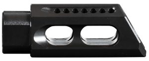 Yankee Hill 26MBA Slant Muzzle Brake Black Steel with 1/2"-28 tpi Threads & 2.50" OAL for 5.56x45mm NATO AR-Platform