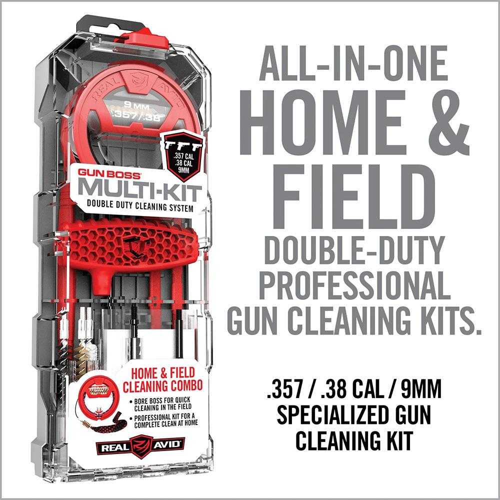 Real Avid Gun Boss Multi-Kit .357 cal/.38 cal/9mm Luger