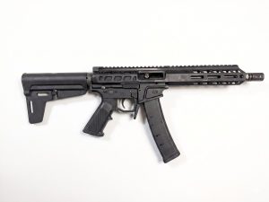 Wraithworks WARSCORP9 Side-Charging AR Pistol - Black | 9mm | 8.5" Barrel | 7" M-LOK Rail | Magpul BSL Arm Brace | Accepts Scorpion Mags