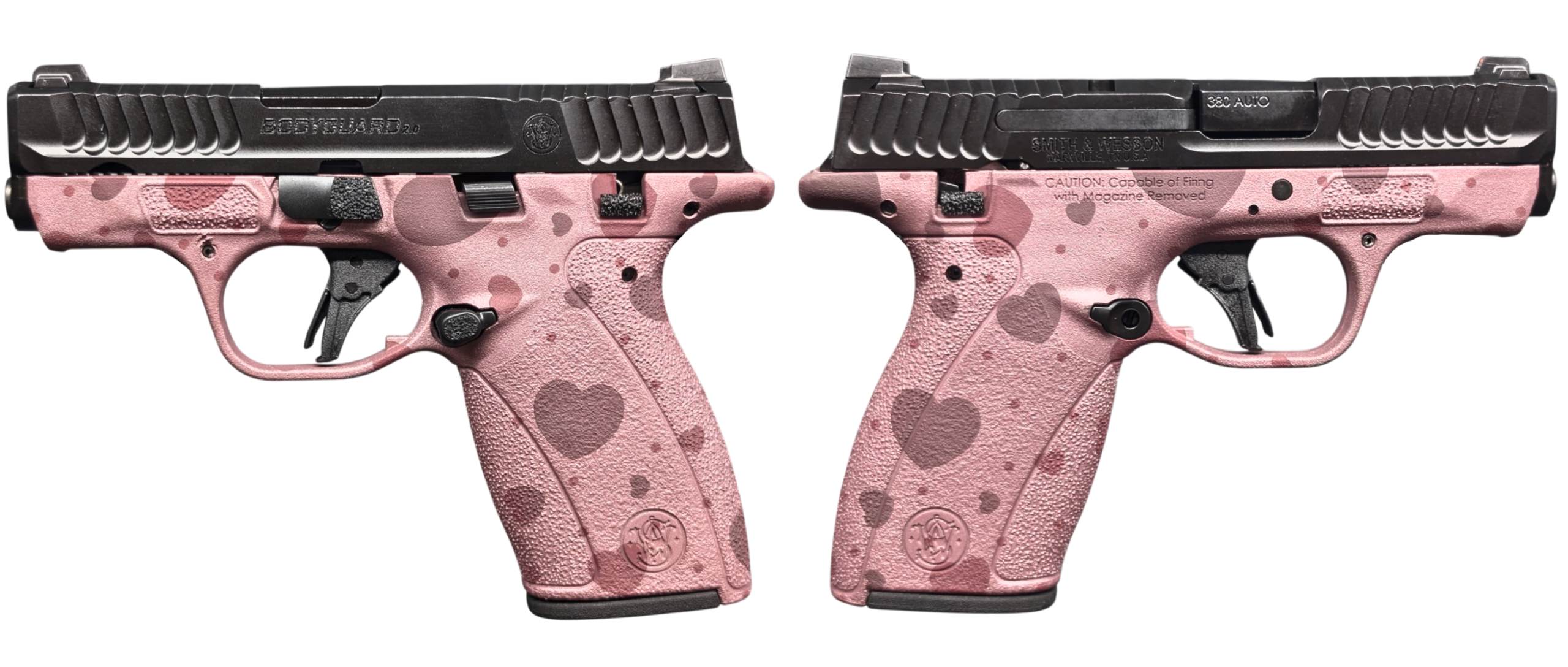 SMITH & WESSON BODYGUARD 2.0 MS BLUSH HEARTS 380ACP 2.75" 1-10RD 1-12RD