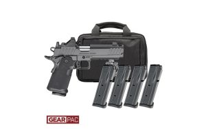 SPRINGFIELD ARMORY 1911 DS PRODIGY AOS 5" COMP U NOTCH W/ TRITIUM, VIRIDIAN RFX11,BAG,4 MAGS