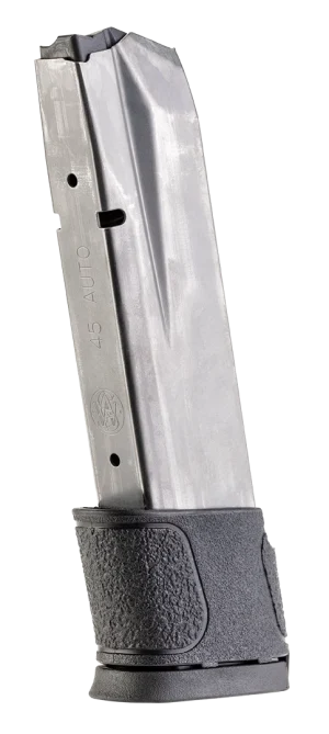 S&W M&P45 MAGAZINE 45 ACP, 14 RD BLK BS PLATE