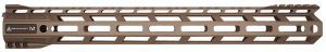 Rise Armament RA905135FDE RA-905 Handguard 13.50" 6061-T6 Aluminum Flat Dark Earth Cerakote with M-LOK & Picatinny Rail for AR-15