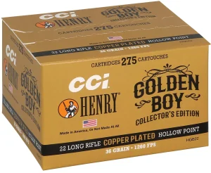CCI 22LR 36GR CPHP 1260 FPS HENRY GB EDITION 275RD/BX 10BX/CS