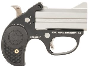 Bond Arms BAST Stinger  22 LR 2rd, 3" Double Matte Stainless Steel Barrel, Anodized Aluminum Frame, Black Nylon Grip, Rebounding Hammer, Crossbolt Safety