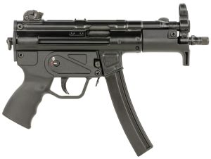 Century Arms HG6035ALN AP5 P CORE 9mm Luger 30+1 5.75" Threaded Barrel, Black, Stamped Metal Rec, Fixed Front/Drum Rear Sights, Includes Sling (1 Mag)