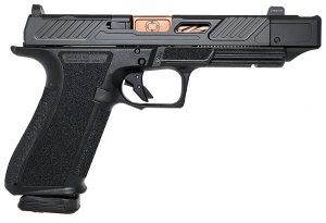Shadow Systems SS2239CA DR920P Elite 9mm 10+1 Bronze TICN Black Nitride Optic Cut/Serrated/Window Cut Stainless Steel Slide Black Black Interchangeable Backstrap Grip *CA Compliant