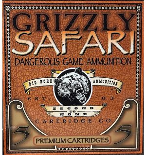 Grizzly Ammo GC47NE1 470NitroExpress 500gr Triple Shock X 5 Per Box/10 Case