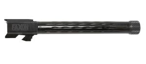 Faxon Firearms GB910N34LGQT Match Series 9mm Luger 5.75" Fluted Threaded Black Nitride Stainless Steel, Fits Glock 34 Gen2-4