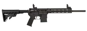 Tippmann Arms A101333 M4-22 LTE 22 LR 10+1 16" Black Parkerized Threaded Barrel, Matte Black Aluminum Receiver w/Picatinny Rail, M-LOK Handguard, Composite Forend, Black Polymer Stock Black Gen2 Grip,