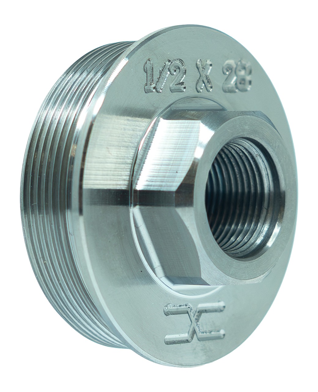 FAXON FFMDSILHUB52802 1/2X28 TTNM DIRCT THREAD