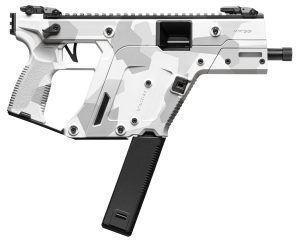 Kriss USA KV453PAD00 Vector SDP Gen3 45 ACP 30+1 5.50" Black Nitride Threaded Barrel, Arctic Delta Cerakote Receiver w/Picatinny Rail, Rear Picatinny Rail, M-LOK Handguard, White Polymer Grip