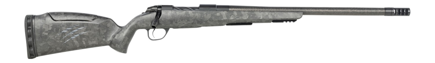 Fierce Firearms CT Rage LR Full Size 22 Creedmoor 4+1 20" Carbon Fiber Match Grade Threaded Barrel, Black Cerakote Titanium Drilled & Tapped Receiver, Picatinny Rail Forend, Carbon Matrix Push Button