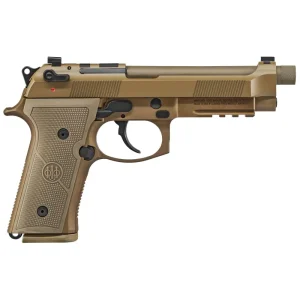 BERETTA M9A4 THREADED 9MM 3-18RD 5.1IN FLAT DARK EARTH