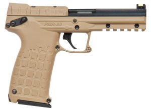Kel-Tec PMR30BTAN PMR30  22 WMR 30+1 4.30" Fluted Steel Barrel, Black/Tan Serrated Slide, Tan Polymer Frame w/Picatinny Rail, Tan Textured Polymer Grip