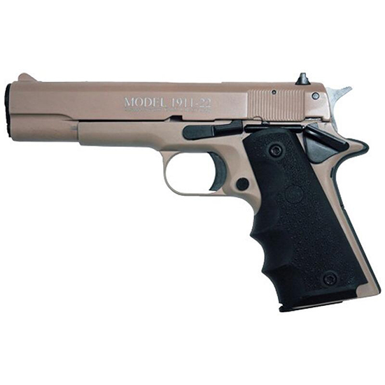 CHIAPPA 1911-22 22LR 5 TAN FRAME HOGUE GRIP 10R