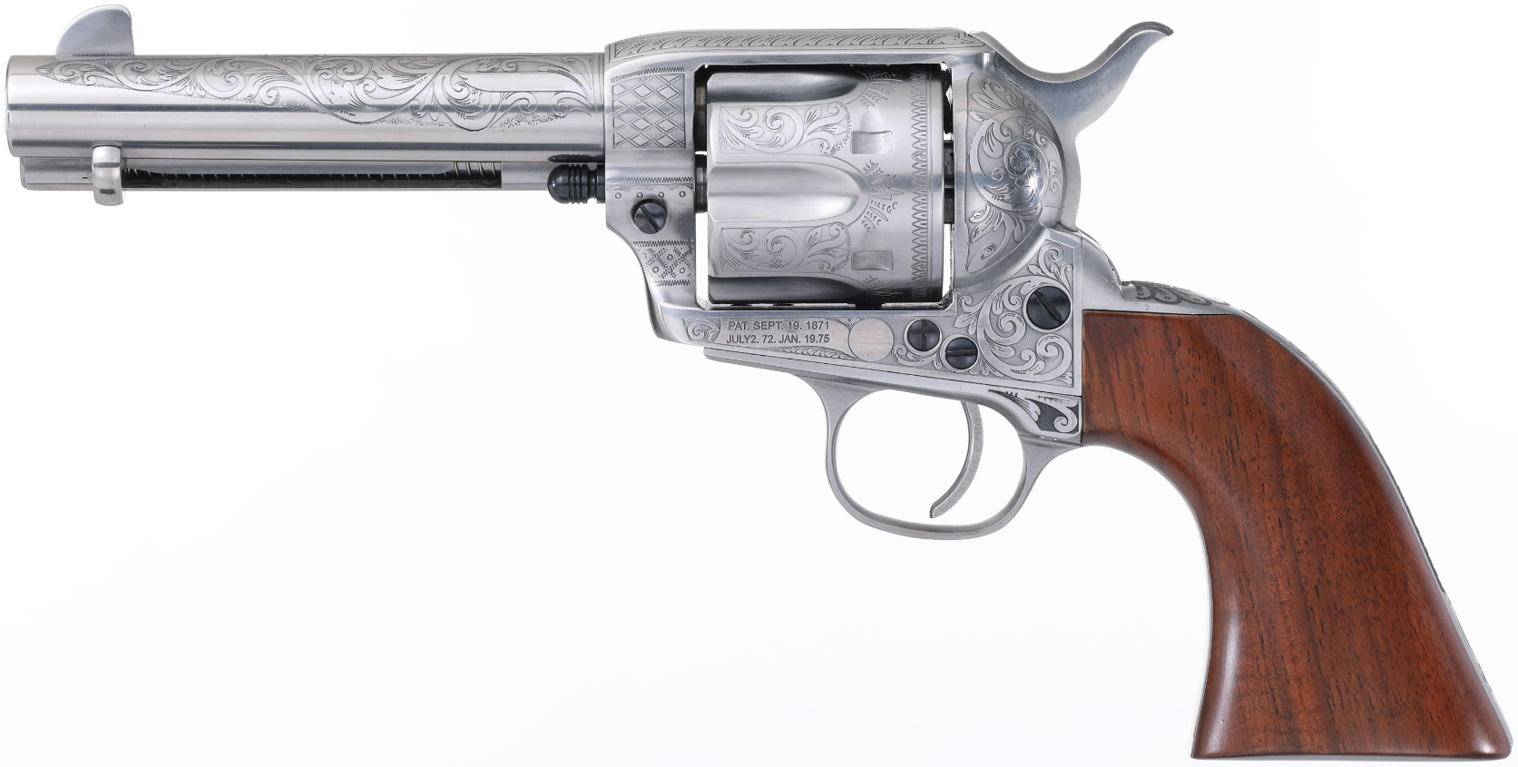 TF UBERTI 1873 CATTLEMAN 357MAG 4.75 PHOTO ENGRV