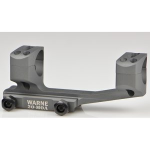 WAR MOUNT 20MOA 1 MSR GRY EXT SKELETONIZED