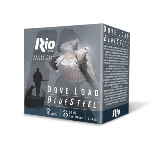 Rio Bluesteel Dove Load Shotshells 12 ga 2.75" 1/1/8oz #6 1350 fps 25/ct