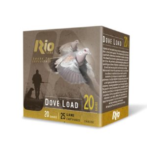 Rio Dove Load Shotshells 20 ga 2.75" 7/8oz #7.5 1250 fps 25/ct