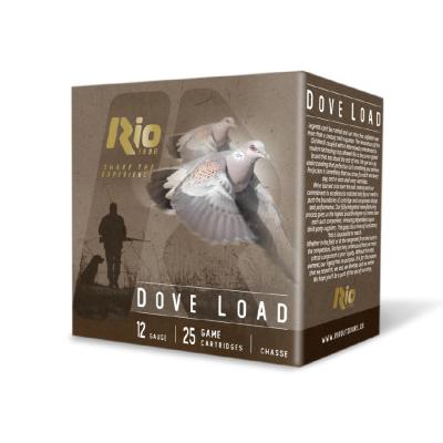 Rio Dove Load High Velocity Shotshells 12ga 2-3/4" 1-1/8oz 1275 fps #8 25/ct