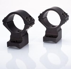 Talley 2-Piece Rings & Base Combo Savage Round Receiver Accutrigger- A17/A22/AXIS 8-40 Screw 30mm Med
