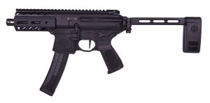 SIG SAUER MPX 9MM PSTL 4.5" BLK SA, PCB, MLOK, 1-35RD MAG
