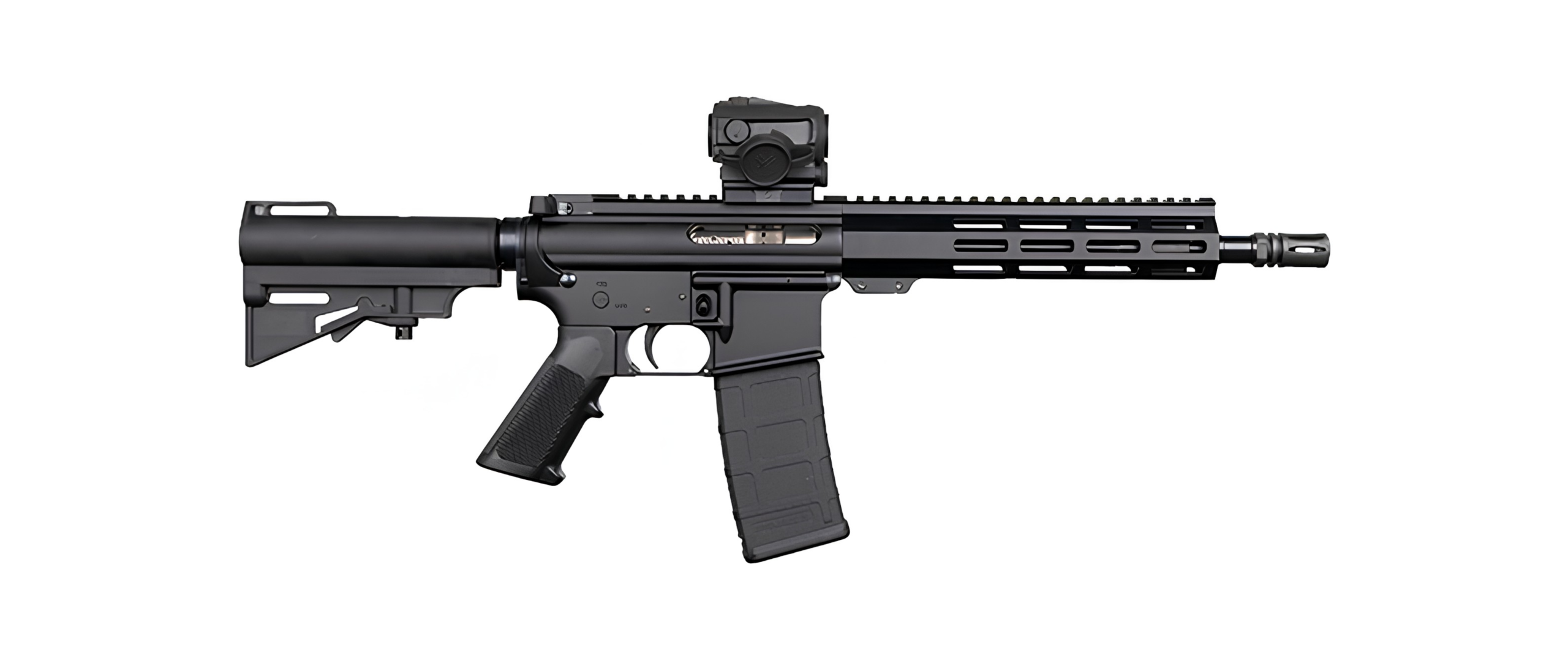 DPMS SHORTACLE 300BLK PISTOL 10.5" BBL, 9.5" MLOK RAIL, CAR15 BRACE 1-30RD MAG W/ VORTX SPARC