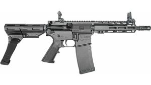 ATI MILSPORT 300BLK PISTOL 8.5" BARREL, 7" MLOK, FLIP UP SIGHTS, BRACE, 1-30RD