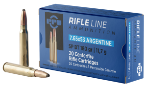 PPU 7.65X53 ARGENTINE SP 180GR 20RD BOX 10 BOXES PER CASE