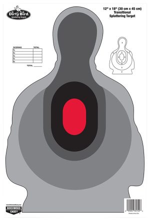 Birchwood Casey 35722 Dirty Bird Silhouette Tagboard Target 12" x 18" 100 Per Pkg