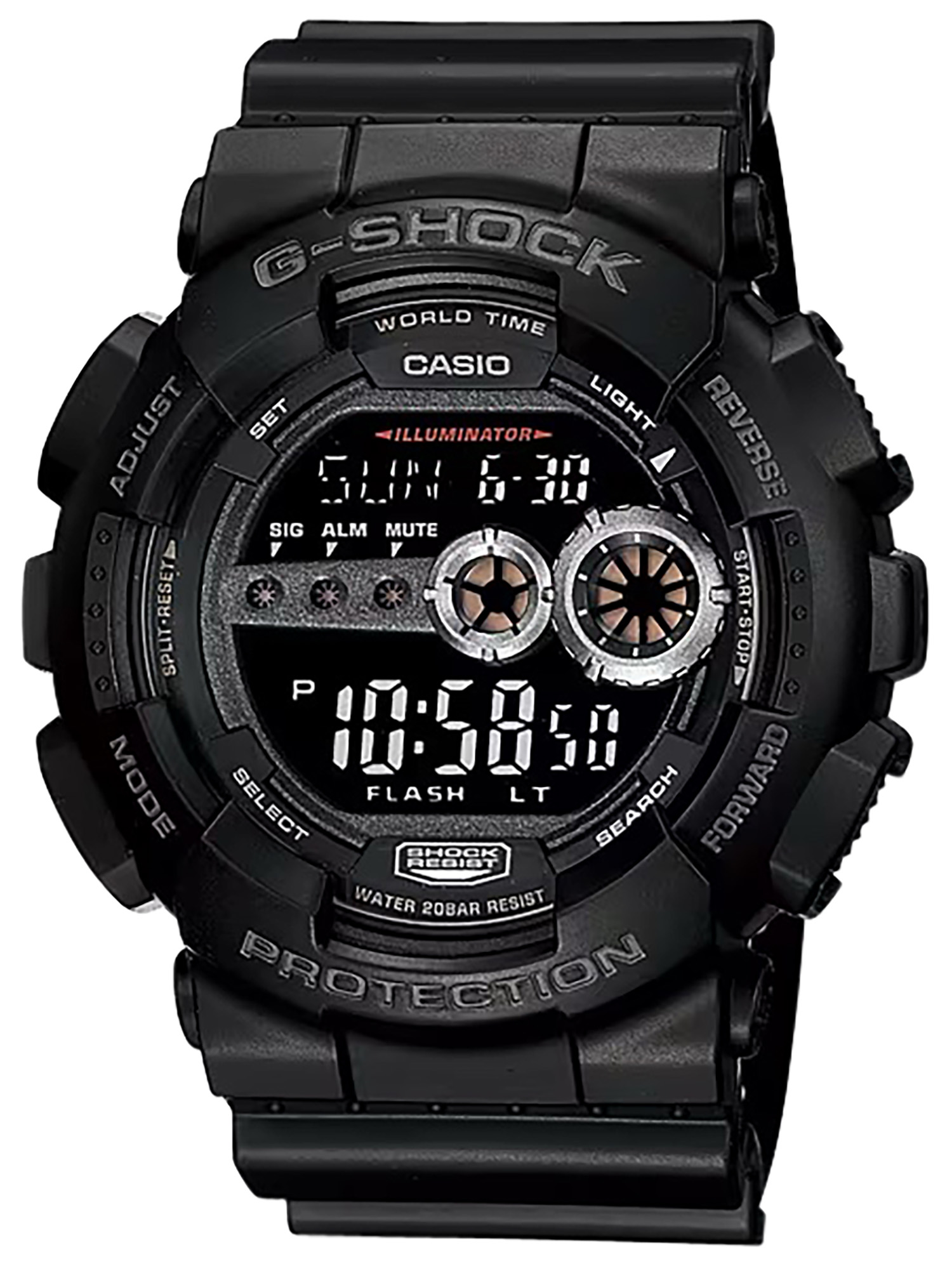 G-shock/vlc Distribution GD1001B G-Shock Tactical Black Stainless Steel Bezel