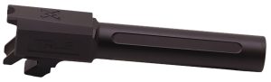 True Precision Inc TPSHCPBXBL Springfield 9mm Luger 3.70" Fluted Black Nitride Stainless Steel, Fits Springfield Hellcat Pro