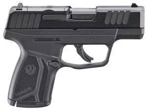 Ruger 3514 Max-9  9mm Luger 12+1 3.20" Black Oxide Alloy Steel Barrel, Black Oxide Alloy Steel Optic Ready/Serrated Slide, Black Polymer Frame, Shield RMSc/JPoint Footprint