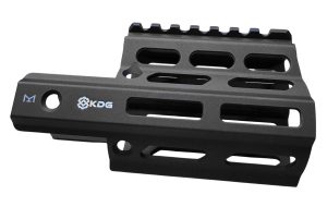 Kinetic Development Group STR5-MK2-010 SRX3 MK2 Stribog Rail Extension Black Aluminum Compatible w/ Stribog SP9 Models w/ MLOK Receivers