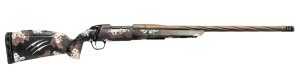 Fierce Firearms  Twisted Rage LR Full Size 300 PRC 3+1 22" Smoked Bronze Cerakote Match Grade/Spiral Threaded Stainless Steel Barrel, Drilled & Tapped Receiver, Desert Shadow Camo Push Button Adj Comb