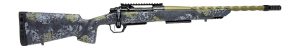 Horizon Firearms HRF-VE2-7MBC-16R Venatic 2 7mm BC 16" Sage Green Spiral Fluted Threaded Barrel, Black DLC Receiver w/Picatinny Rail, Arca Rail Forend, Artic Moss Iota EKO X Carbon Fiber Stock