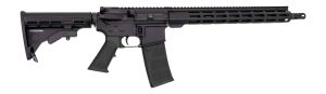 Andro Corp Industries 30016BB ACI-15 Bravo 300 Blackout 30+1 16" Black Nitride Threaded Barrel, Black Anodized Aluminum Receiver w/Picatinny Rail, M-LOK Handguard, M4 Black Polymer Stock, Black A2 Gri