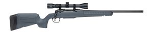 Savage Arms 33178 Axis 2 XP 350 Legend 4+1 18" Matte Black Carbon Steel Threaded Barrel & Drilled & Tapped Receiver, Gray Synthetic Fixed w/Pistol Grip Stock, 3-9x40mm Duplex Scope, Right Hand