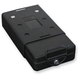 Bulldog Car/Personal Handgun Safe with Key Lock Mounting Bracket and Cable
