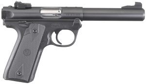 RUGER MARK IV 22/45 5.5" BULL BBL, BLUED 2-10RD MAGS CA COMPLIANT