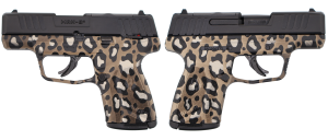 RUGER MAX-9 MANUAL SAFETY LEOPARD PRINT 9MM PISTOL BLACK 3.2" OPTIC READY 1-10RD MAGS