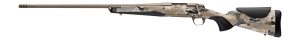 Browning 036125224 X-Bolt 2 Speed Full Size 270 Win 4+1 22" Smoked Bronze Cerakote Fluted Threaded Barrel & Steel Drilled & Tapped Receiver, Ovix Camo w/Black Overmold Adj Vari-Tech Synthetic Stock, L